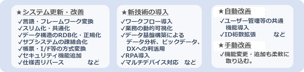 付加価値のご提供