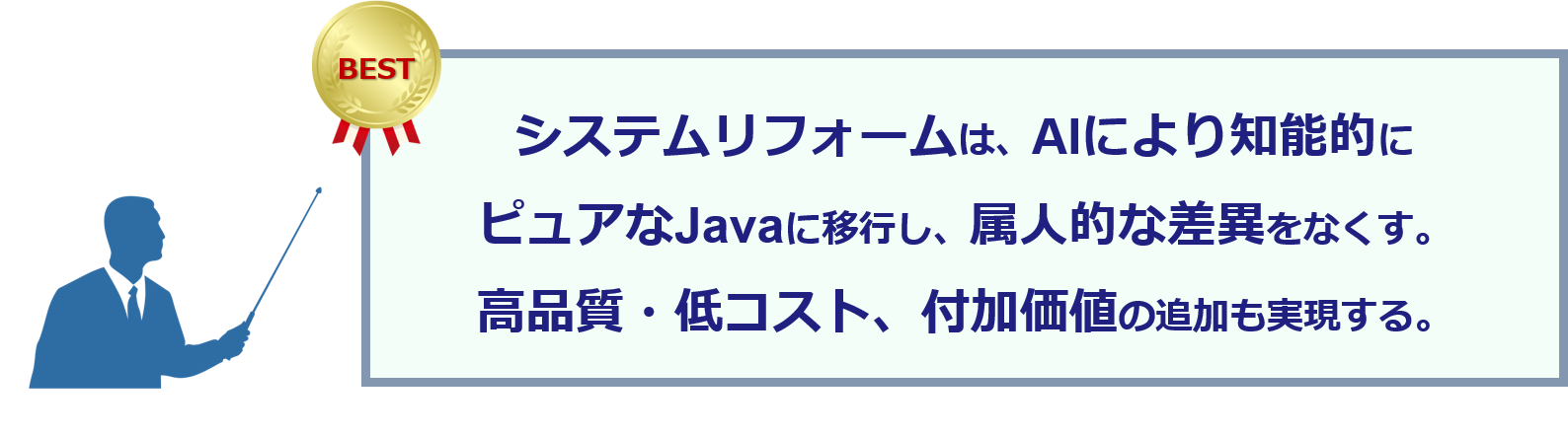 正しい移行ソリューション